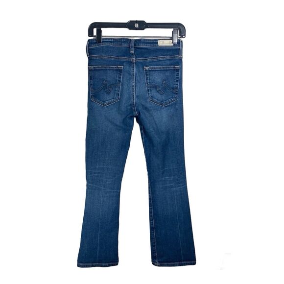 AG Adriano Goldschmeid Jeans 26 (26x27") Blue Mid Rise Straight Leg Distressed - Picture 2 of 15